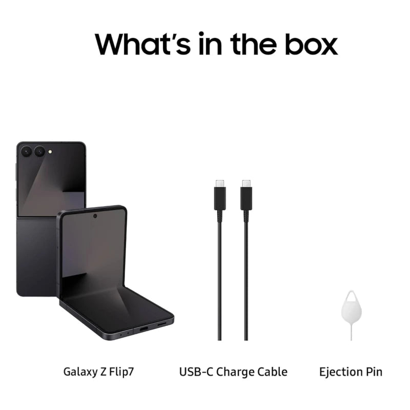 Celular Samsung Galaxy ZFLIP 7 SM-F766 512GB 12GB Black