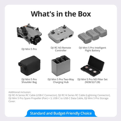 Dron DJI Mini 5 Pro Fly More Combo