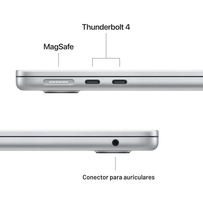 Notebook Apple Macbook Air MW0X3LL M4 512GB 16GB 13'' Silver