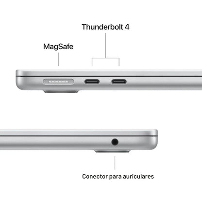 Notebook Apple Macbook Air MW0X3LL M4 512GB 16GB 13'' Silver