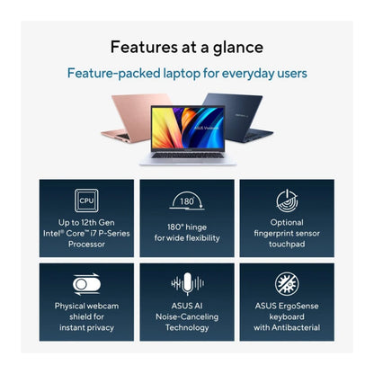 Notebook ASUS Vivobook 15 X1502VA-NJ630W I7-13620H 512GB 16