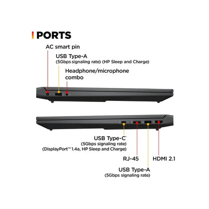 Notebook Gamer HP Victus Ryzen 7 7445HS 512GB 16GB RTX 4050